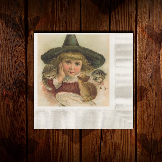 Serviette Jetable Cuite d'Halloween vintage (Créateur téléchargé)