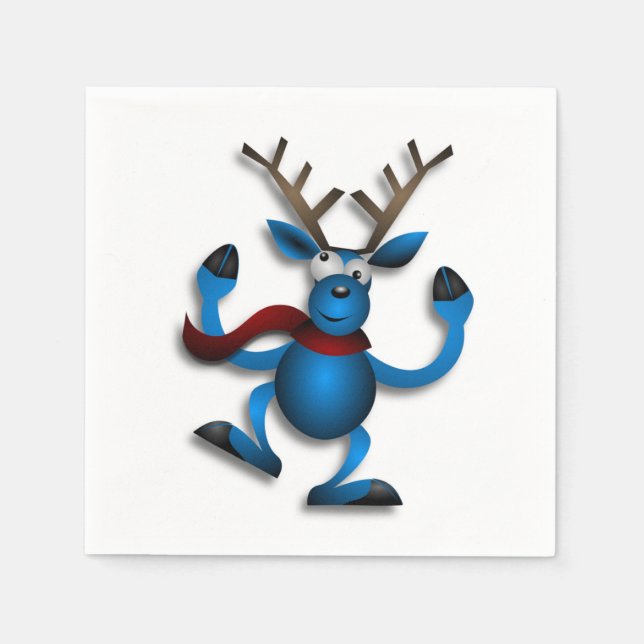 SERVIETTE JETABLE DANSER REINDEER (Devant)
