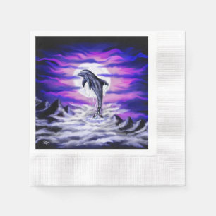 Serviette Jetable Dauphin lunaire