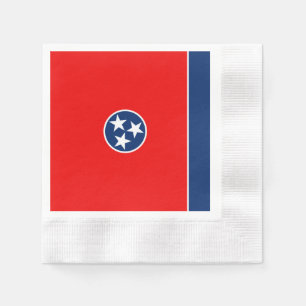 Serviette Jetable Design du drapeau d'état du Tennessee