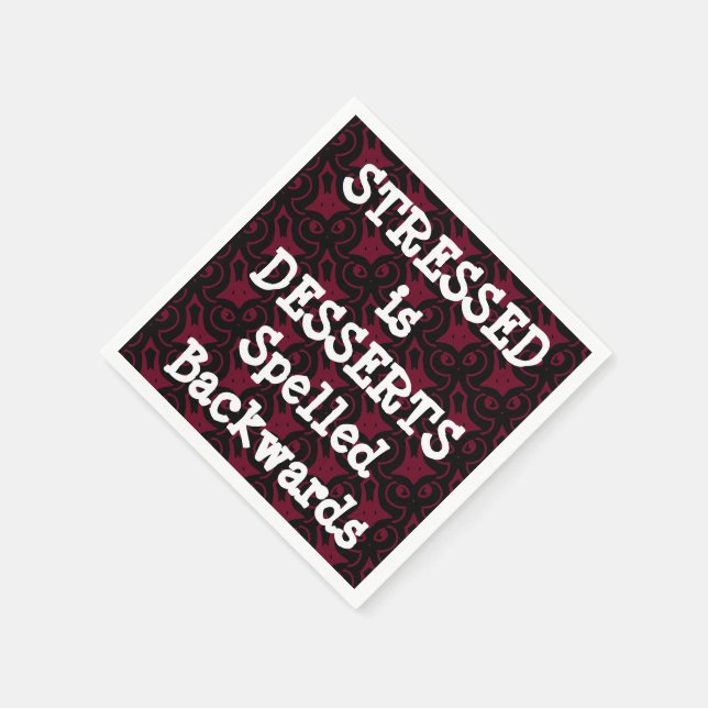 Serviette Jetable Desserts Papier-Cocktail serviettes (Coin)