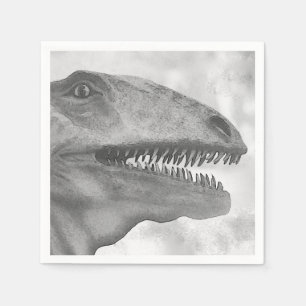 Serviette Jetable Dinosaur effrayant
