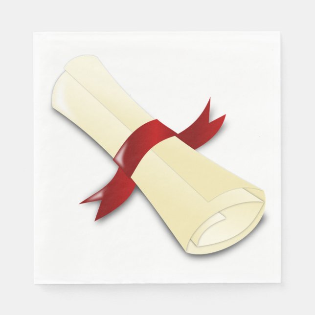 Serviette Jetable Diplôme (Devant)