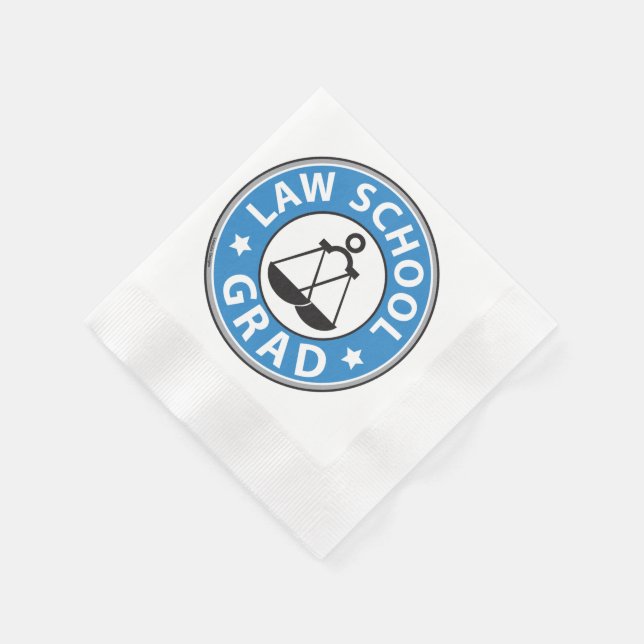 Serviette Jetable Diplôme d'études de droit (Coin)