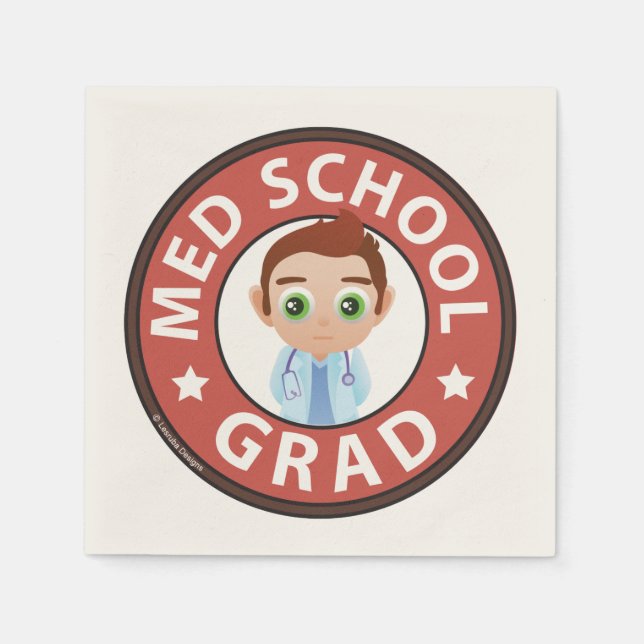 Serviette Jetable Diplôme Médicale (Devant)