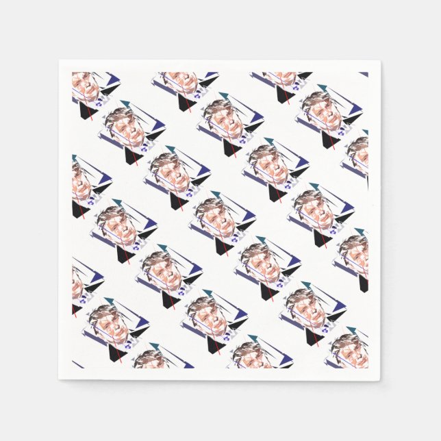 Serviette Jetable Donald Trump (Devant)