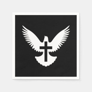 Serviette Jetable Dove avec croix