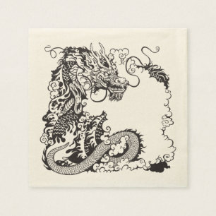 Serviette Jetable dragon