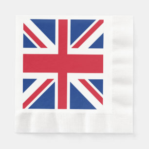 Serviette Jetable Drapeau britannique Royal Union Jack