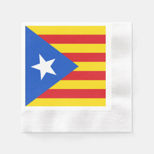Serviette Jetable Drapeau de la Catalogne