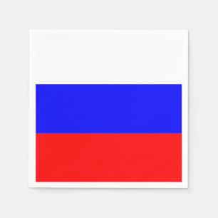 Serviette Jetable Drapeau de la Russie Papier serviettes