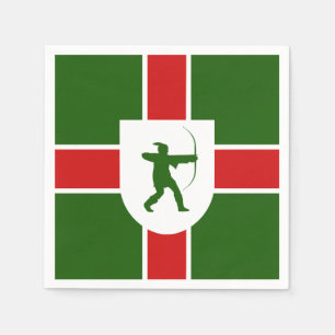 Serviette Jetable Drapeau de Nottinghamshire