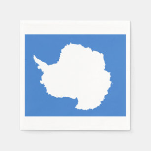 Serviette Jetable Drapeau des serviettes de papier de l'Antarctique