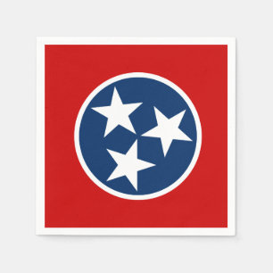 Serviette Jetable Drapeau d'état du Tennessee
