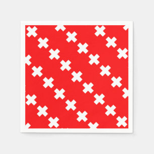 Serviette Jetable Drapeau suisse