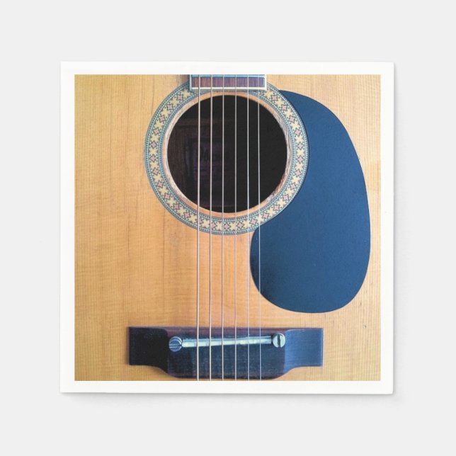 Serviette Jetable Dreadnough Guitare acoustique (Devant)