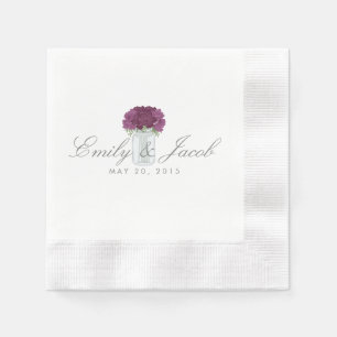Serviette Jetable Elegant Mason Jar