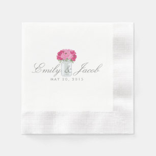 Serviette Jetable Elegant Mason Jar