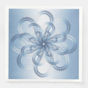 Serviette Jetable Élément Paisley.