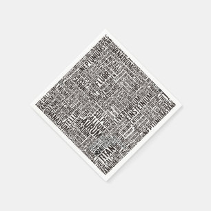 Serviette Jetable Éléments chimiques