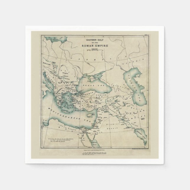 Serviette Jetable Empire romain de l'Est (Devant)