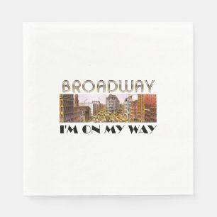 Serviette Jetable Étoile de Broadway de PIÈCE EN T