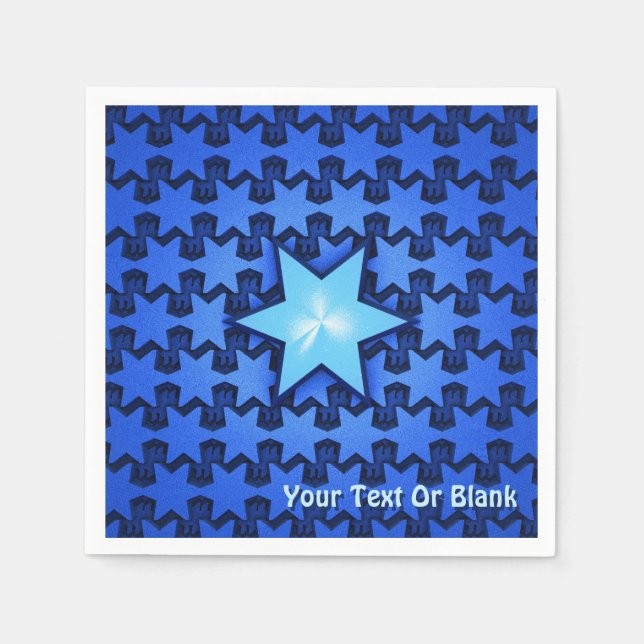 Serviette Jetable Étoile du centre (Devant)