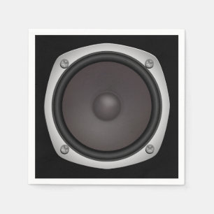 Serviette Jetable Faux Loudhaut-parleur
