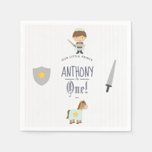 Serviette Jetable Fête d'anniversaire de Notre Petit Prince