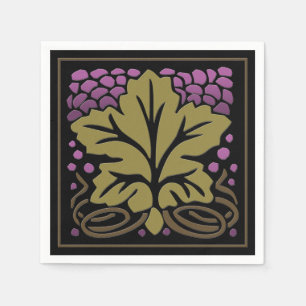 Serviette Jetable Feuille de raisin et papier de raisin de l'artisan