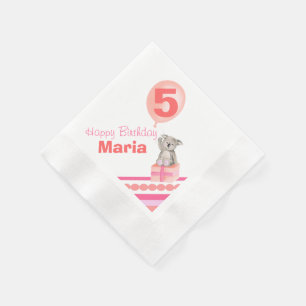 Serviette Jetable Filles appelées 5èmes serviettes de ballon de