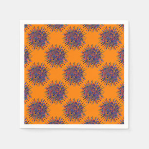 Serviette Jetable Fleur Abstraite