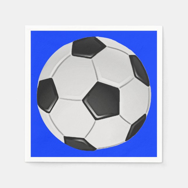 Serviette Jetable Football américain de soccer ou d'association (Devant)