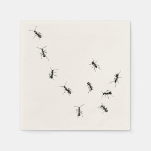 Serviette Jetable fourmis