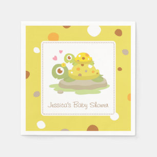 Serviette Jetable Fournitures de fête pour Baby Shower Tortue Maman