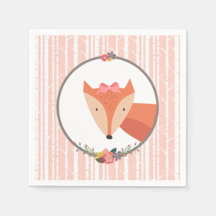 Serviette Jetable Fox Baby Boy Baby shower