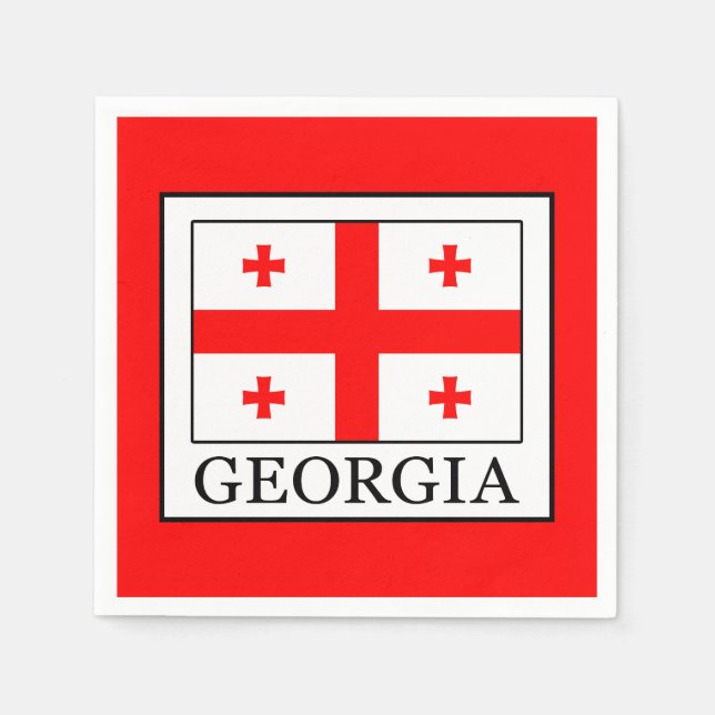 Serviette Jetable Géorgie (Devant)