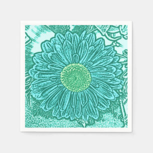 Serviette Jetable Gerbera Daisy