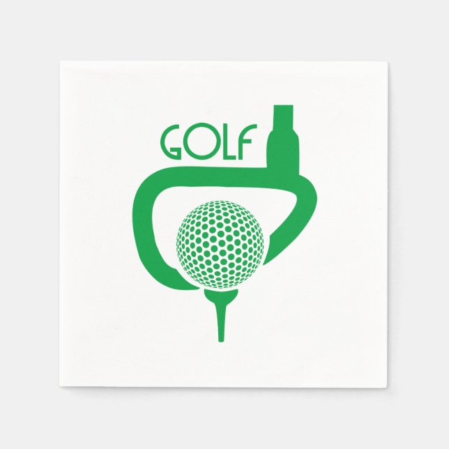 Serviette Jetable Golf (Devant)