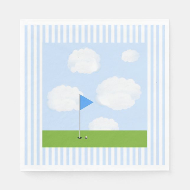 Serviette Jetable Golf (Devant)