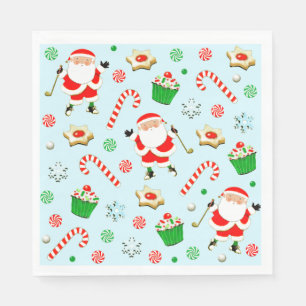 Serviette Jetable Golf Holiday Party