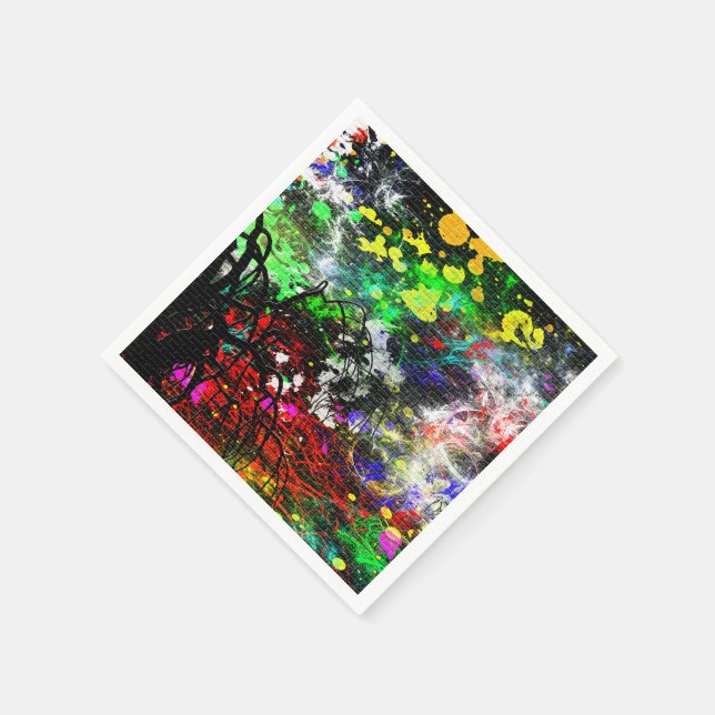 Serviette Jetable Graffiti Brick Wall (Coin)