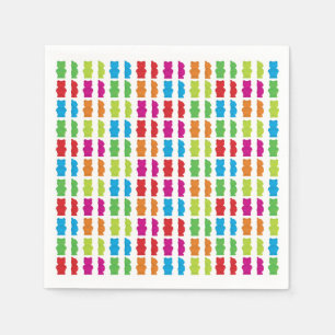Serviette Jetable Gummy Bears papier napkin