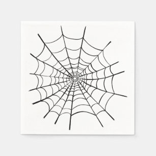 Serviette Jetable Halloween Spider Web