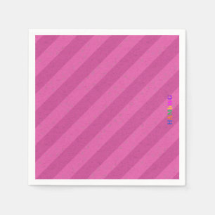 Serviette Jetable HAMbyWG - Papier Napkin - Framboise