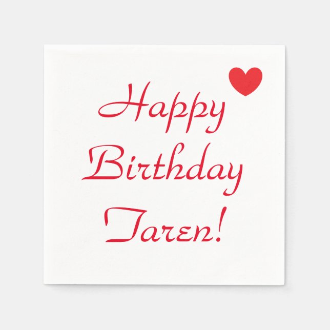 Serviette Jetable HAMbyWhiteGlove - Papier Napkin - Golf (Devant)