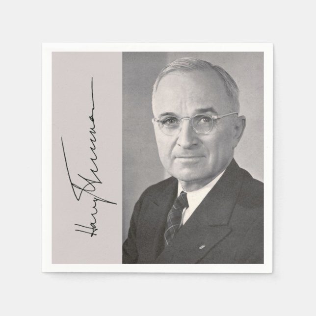 Serviette Jetable Harry Truman (Devant)