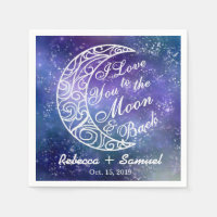 "I Love You To The Moon and Back" Mariage personna