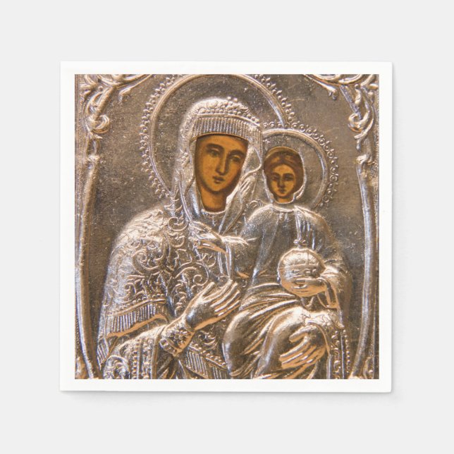 Serviette Jetable Icône orthodoxe (Devant)