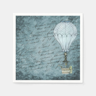 Serviette Jetable Illustration chaude de ballon à air